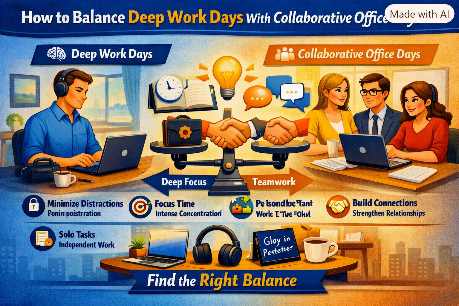 How to Balance Deep Work Days With Collaborative Office Days