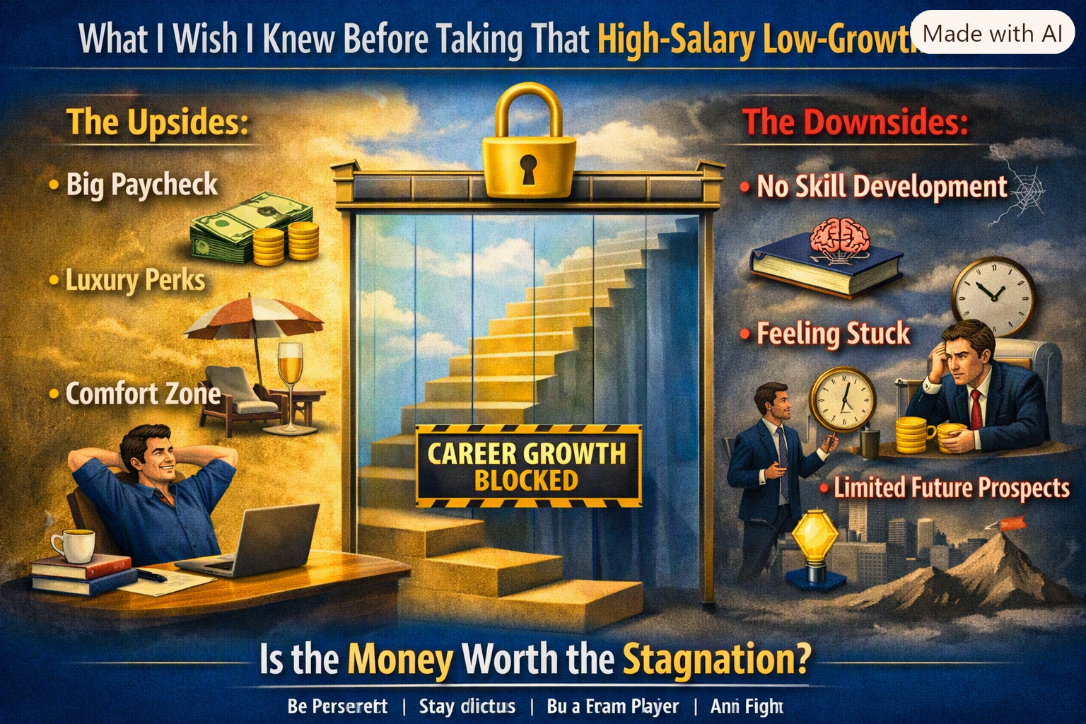 What I Wish I Knew Before Taking a High-Salary, Low-Growth Job