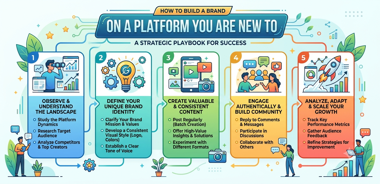 How to Build a Brand on a Platform You Are New To