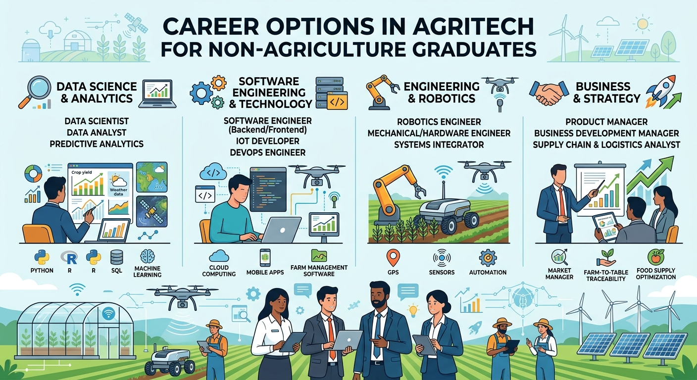 Career Options in AgriTech for Non-Agriculture Graduates
