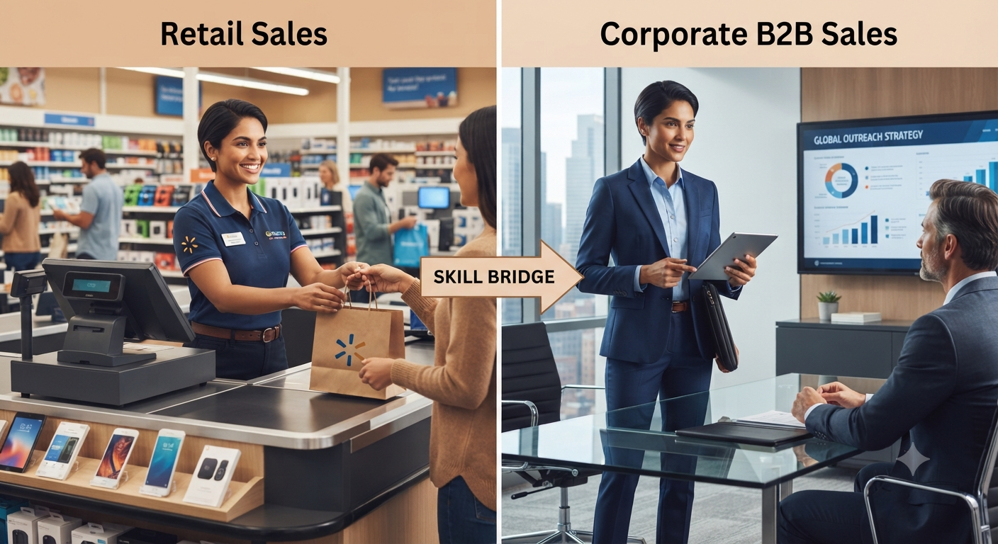 How to Transition From Retail Sales to Corporate B2B Roles