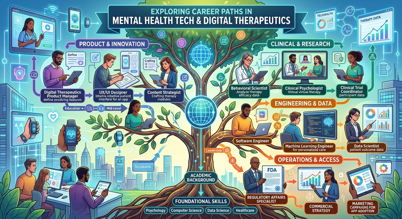 Career Paths in Mental Health Tech and Digital Therapeutics