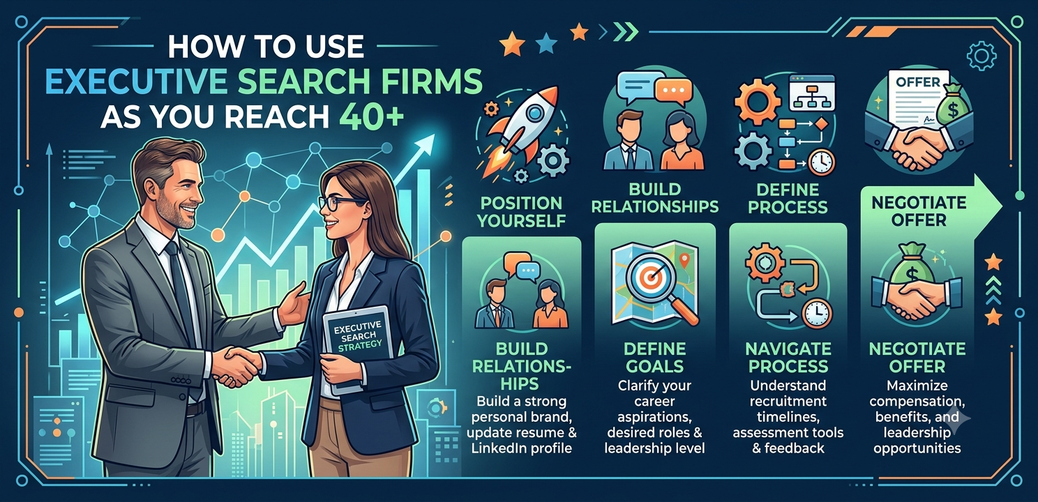 How to Use Executive Search Firms as You Reach 40