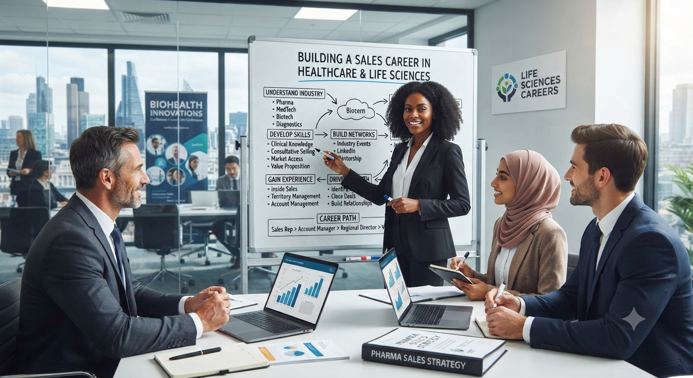 How to Build a Sales Career in Healthcare and Life Sciences