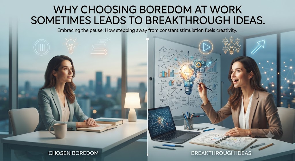 Why Choosing Boredom at Work Sometimes Leads to Breakthrough Ideas
