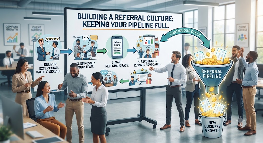How to Build a Referral Culture That Keeps Filling Your Pipeline