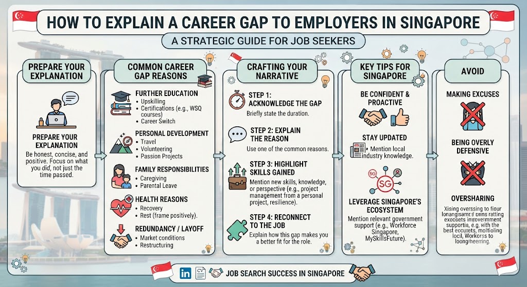 How to Explain a Career Gap to Employers in Singapore