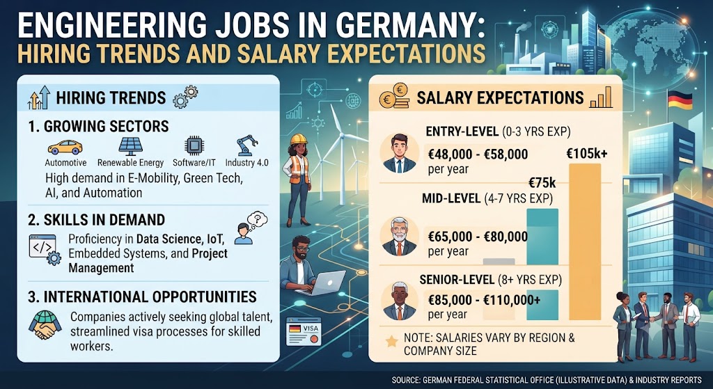 Engineering Jobs in Germany: Trends and Salaries