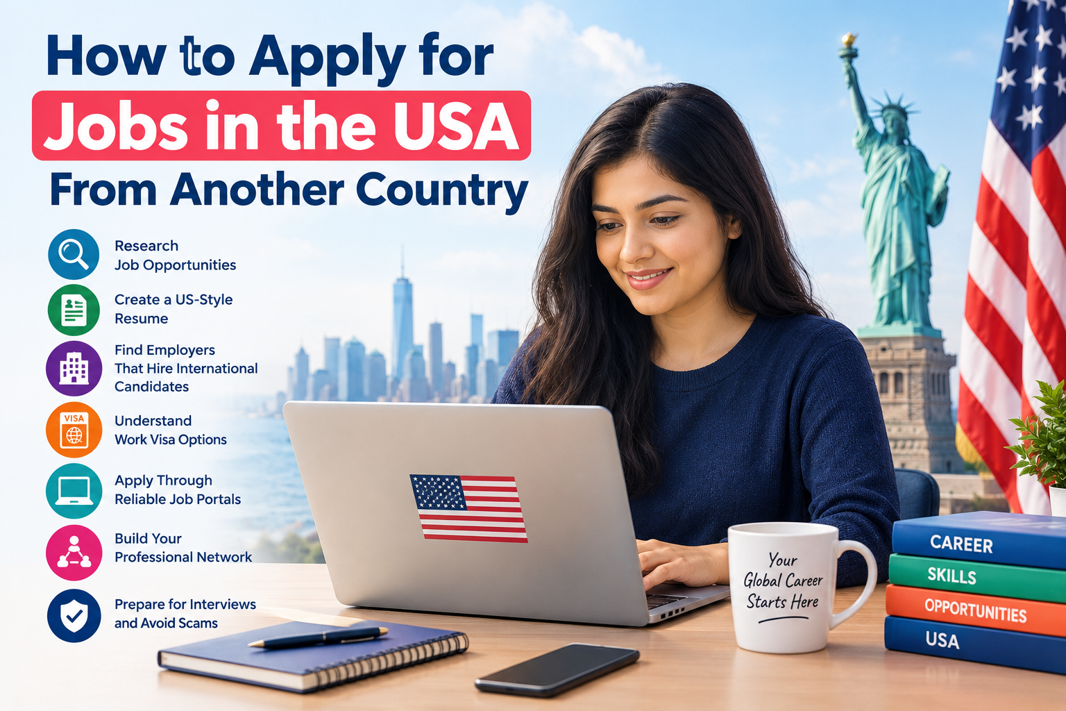 How to Apply for Jobs in the USA From Another Country