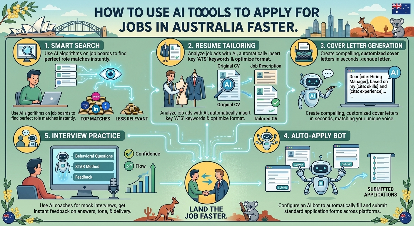How to Use AI Tools to Apply for Jobs in Australia Faster