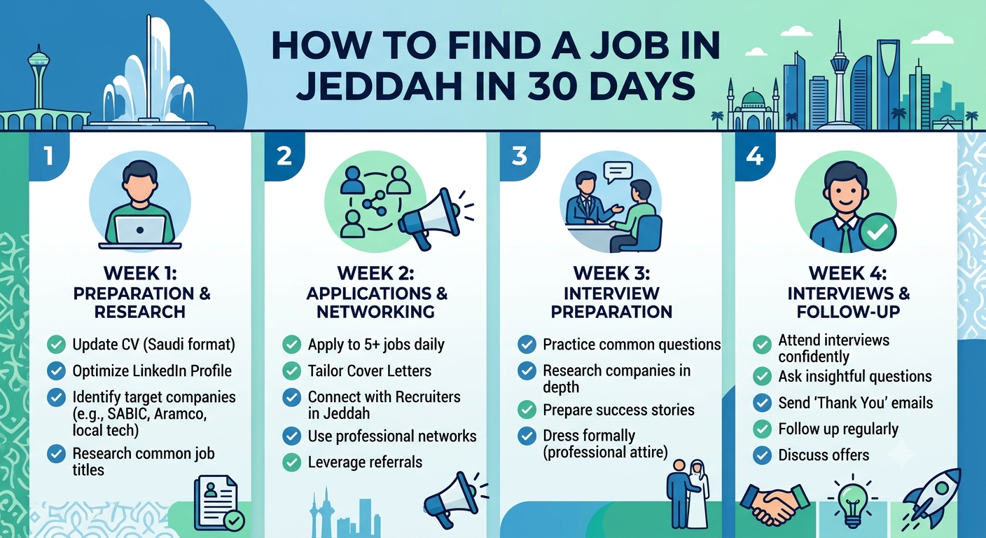 How to Find a Job in Jeddah in 30 Days