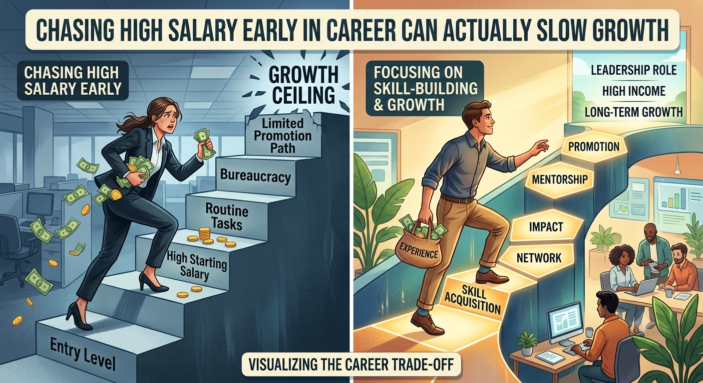 Why Chasing High Salary Early in Career Can Actually Slow Growth