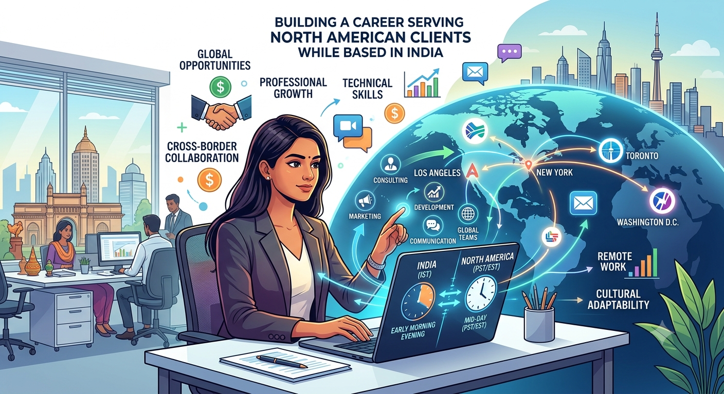 How to Build a Career Serving North American Clients While Based in India