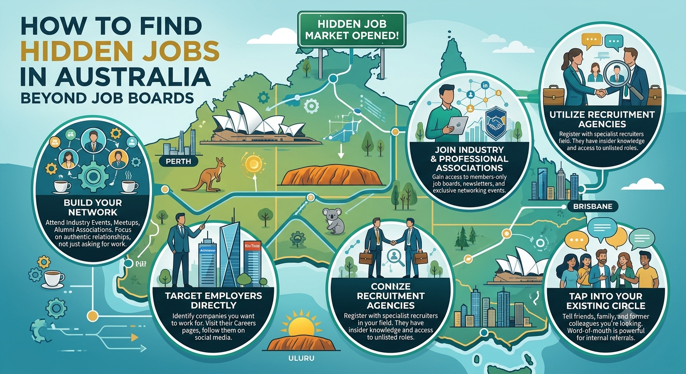 How to Find Hidden Jobs in Australia Beyond Job Boards
