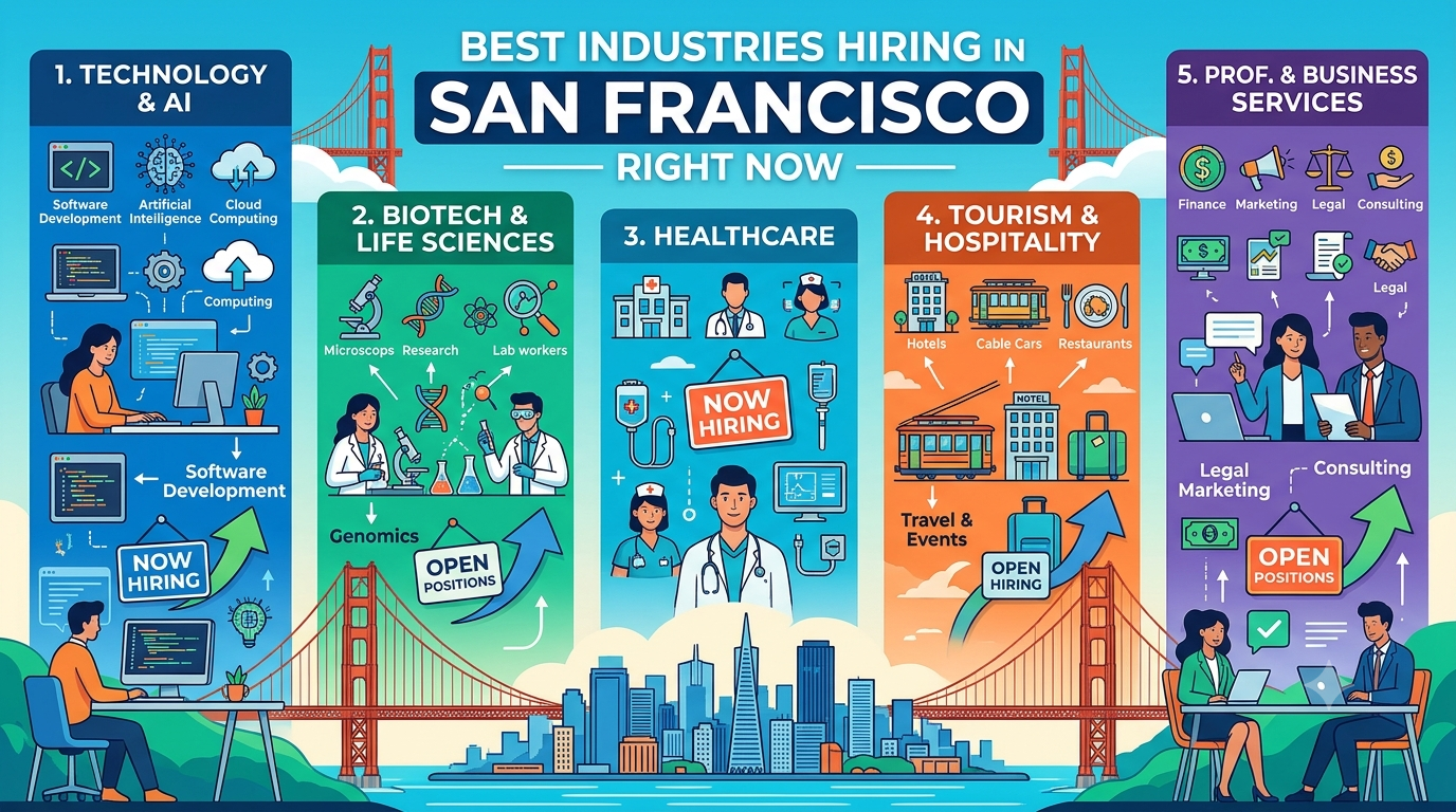 Best Industries Hiring in San Francisco Right Now