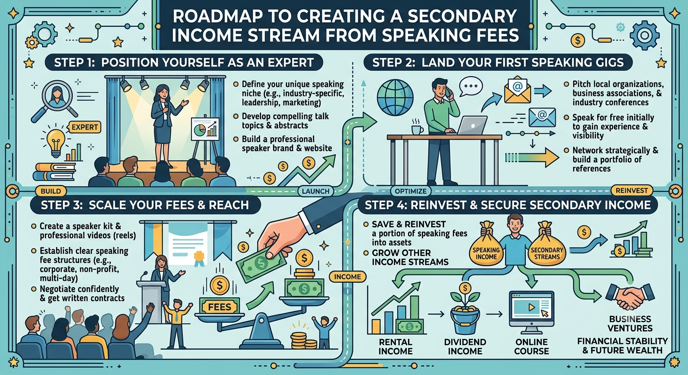 How to Use Speaking Fees to Create a Secondary Income Stream