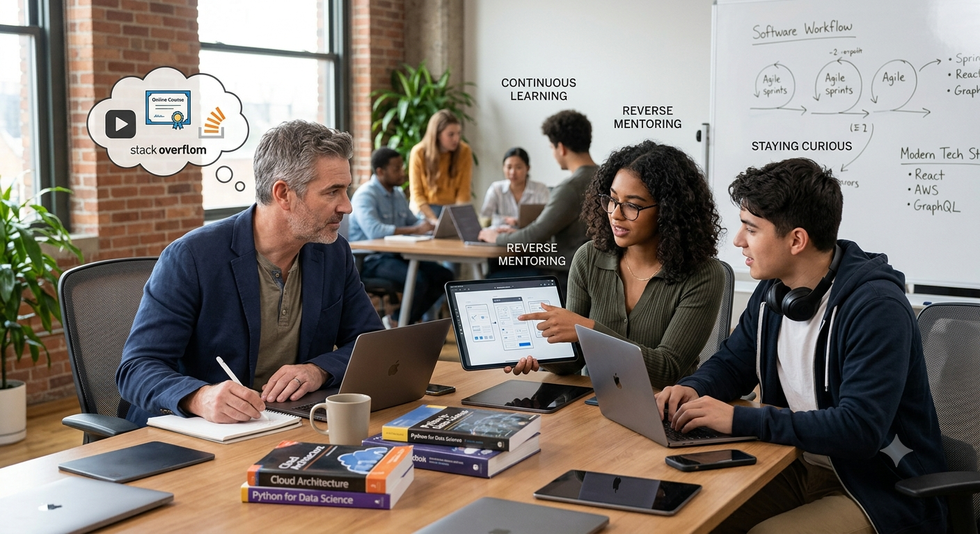 How to Stay Technically Relevant When Younger Peers Grew Up Digital