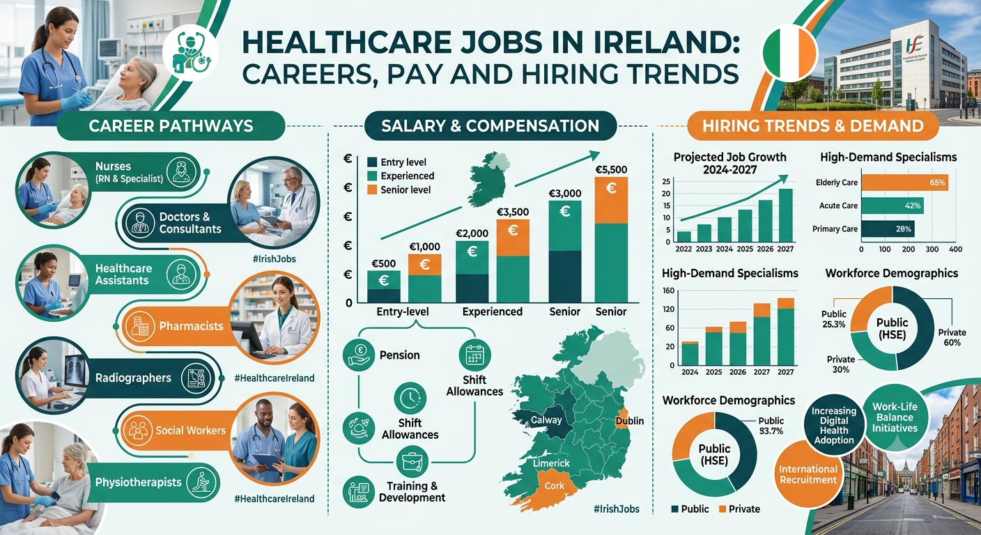 Healthcare Jobs in Ireland: Careers, Pay and Hiring Trends