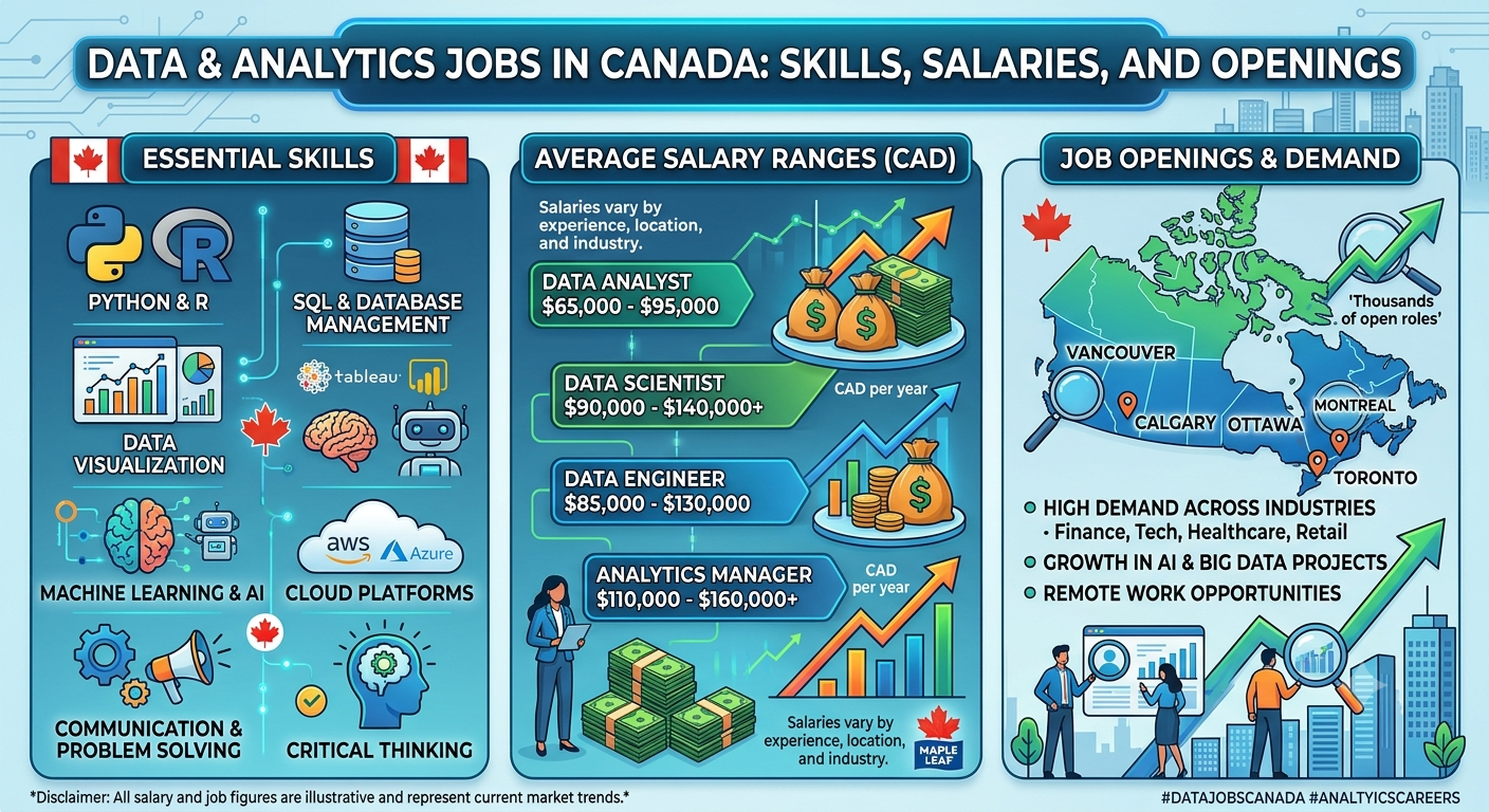 Data and Analytics Jobs in Canada: Skills, Salaries and Openings