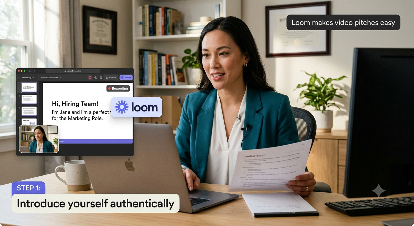 How to Use Loom to Send Video Pitches to Hiring Managers