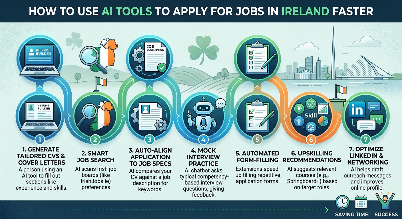How to Use AI Tools to Apply for Jobs in Ireland Faster