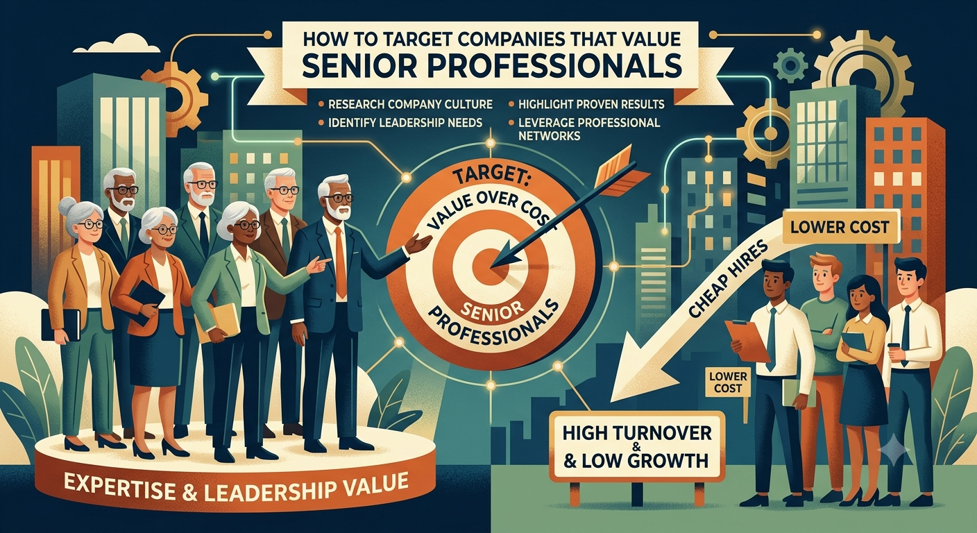 How to Target Companies That Value Senior Professionals Over Cheap Hires