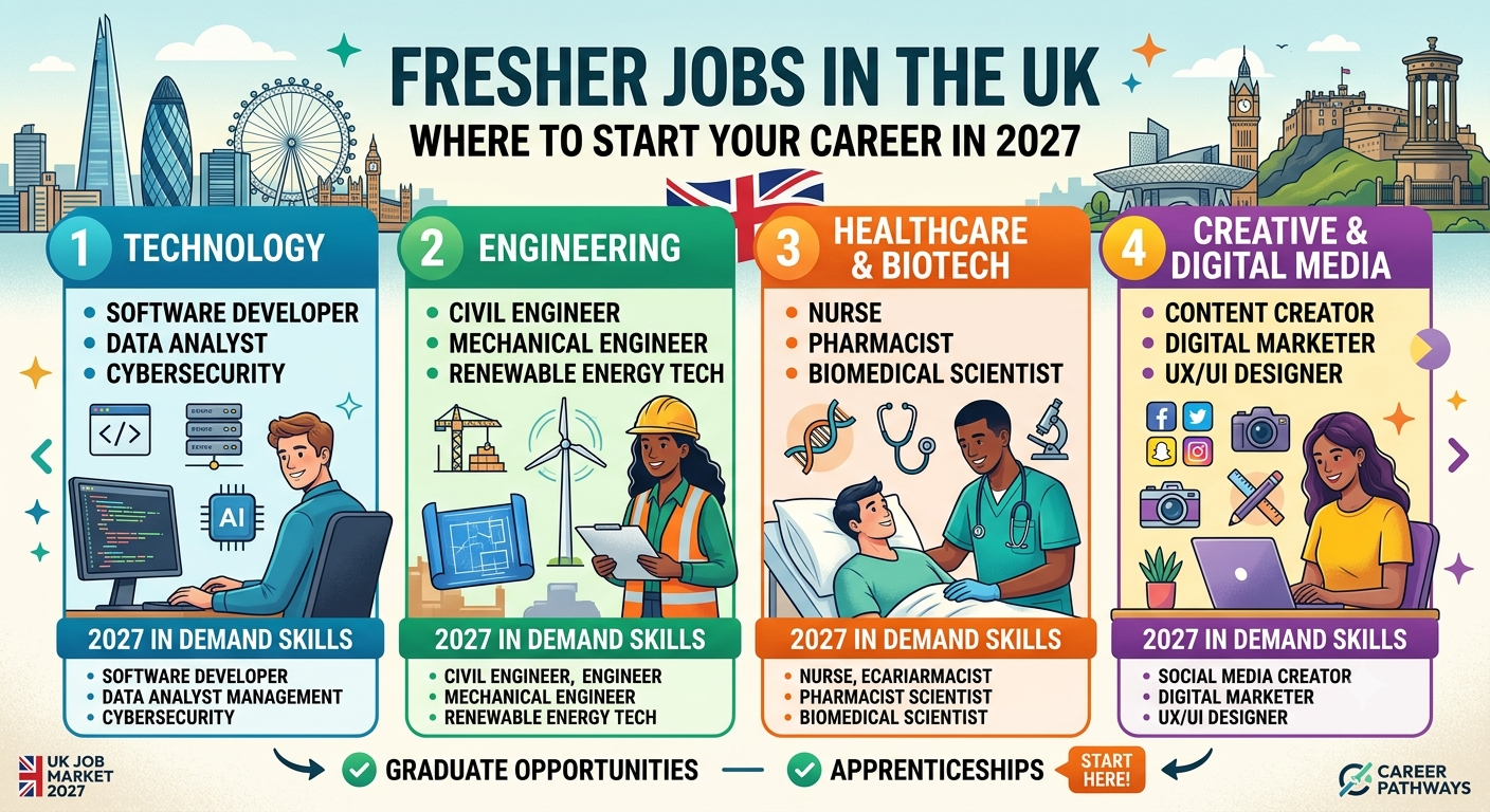 Fresher Jobs in the UK: Where to Start Your Career in 2027
