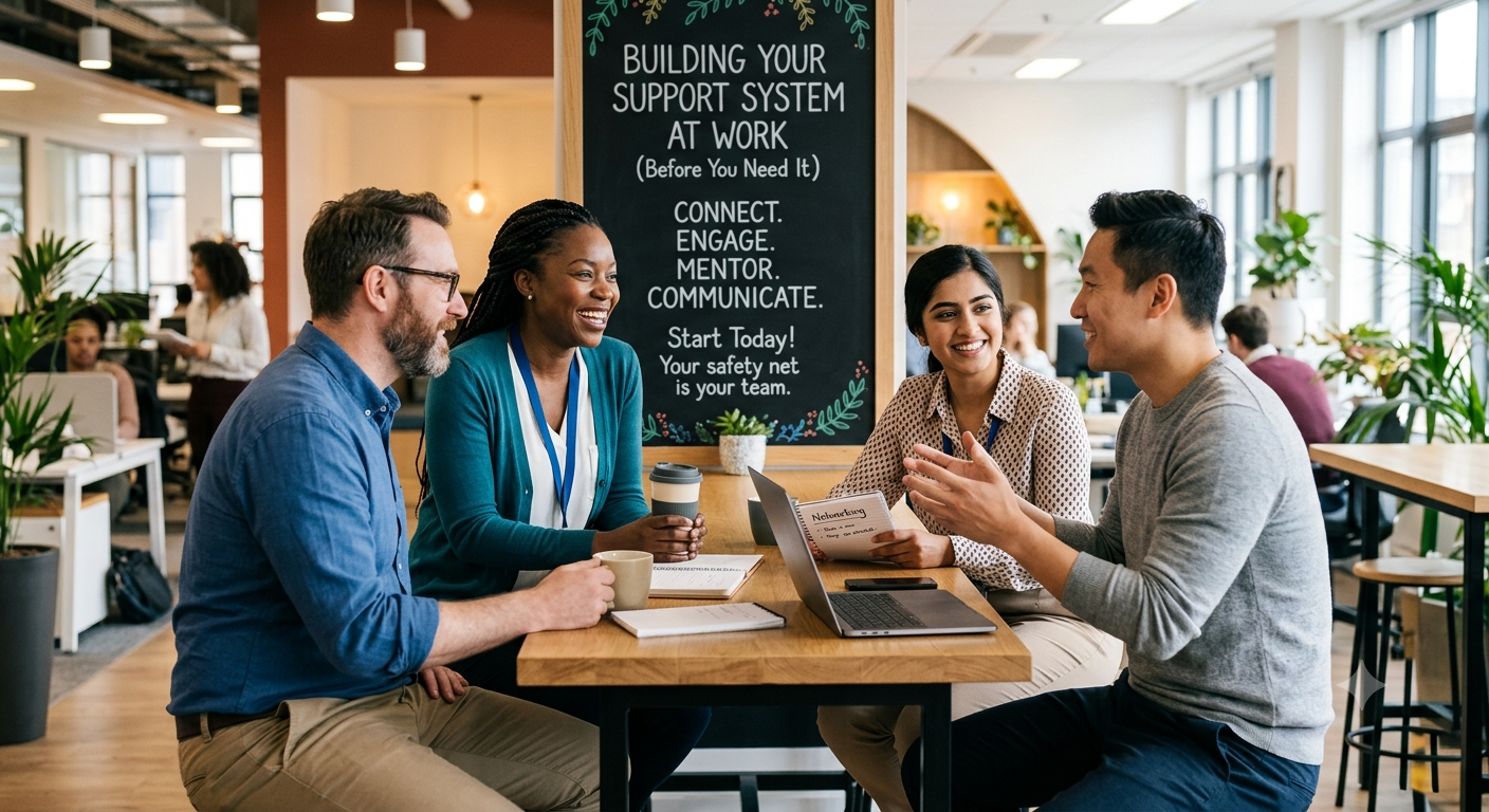 How to Build a Support System at Work Before You Need It