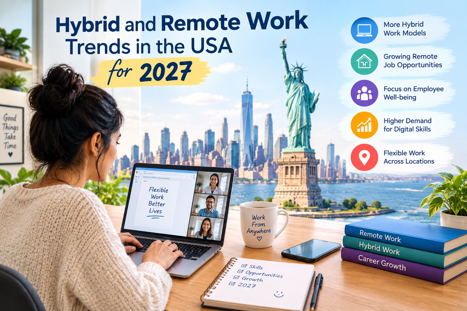 Hybrid and Remote Work Trends in the USA for 2027