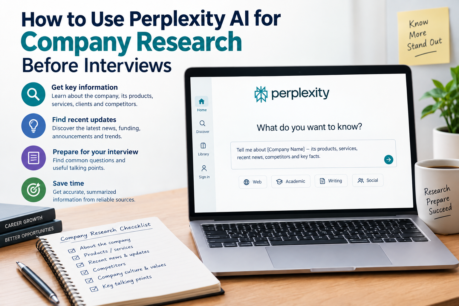 How to Use Perplexity AI for Company Research Before Interviews