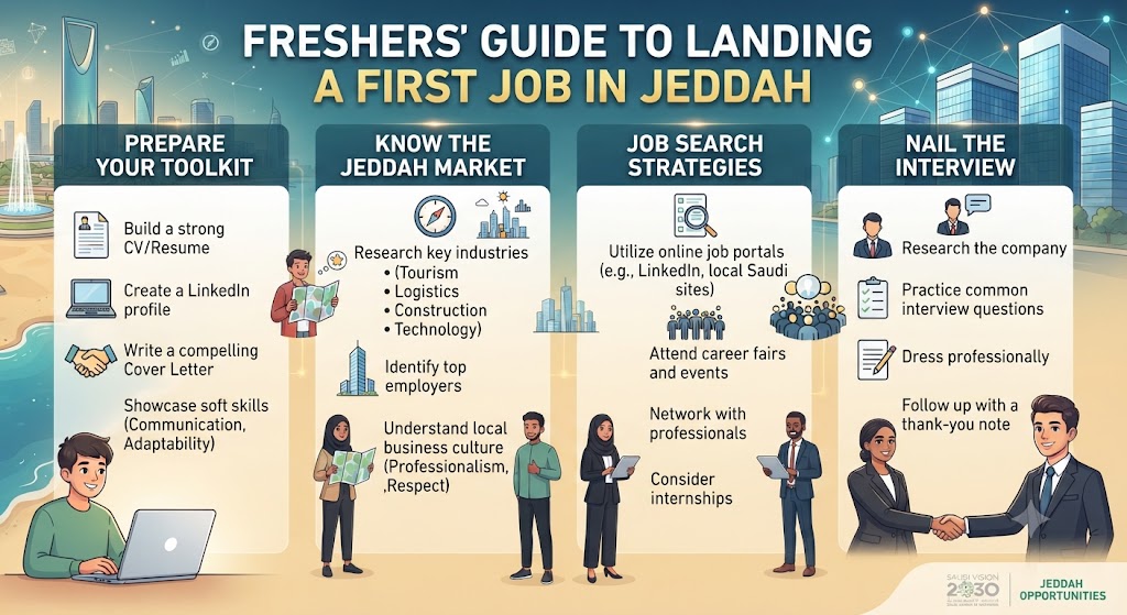 Freshers’ Guide to Landing a First Job in Jeddah