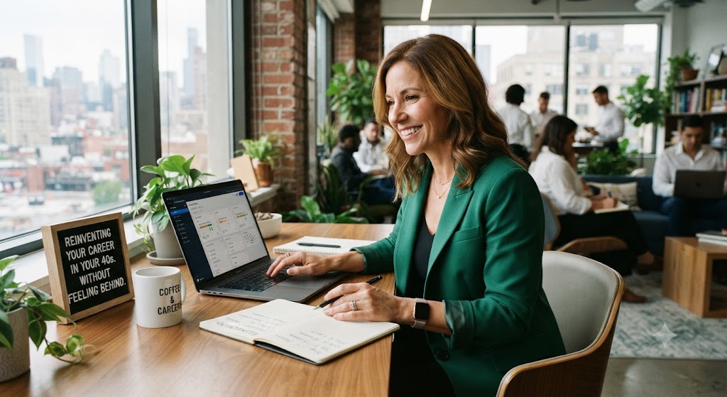 How to Reinvent Your Career in Your 40s Without Feeling Behind